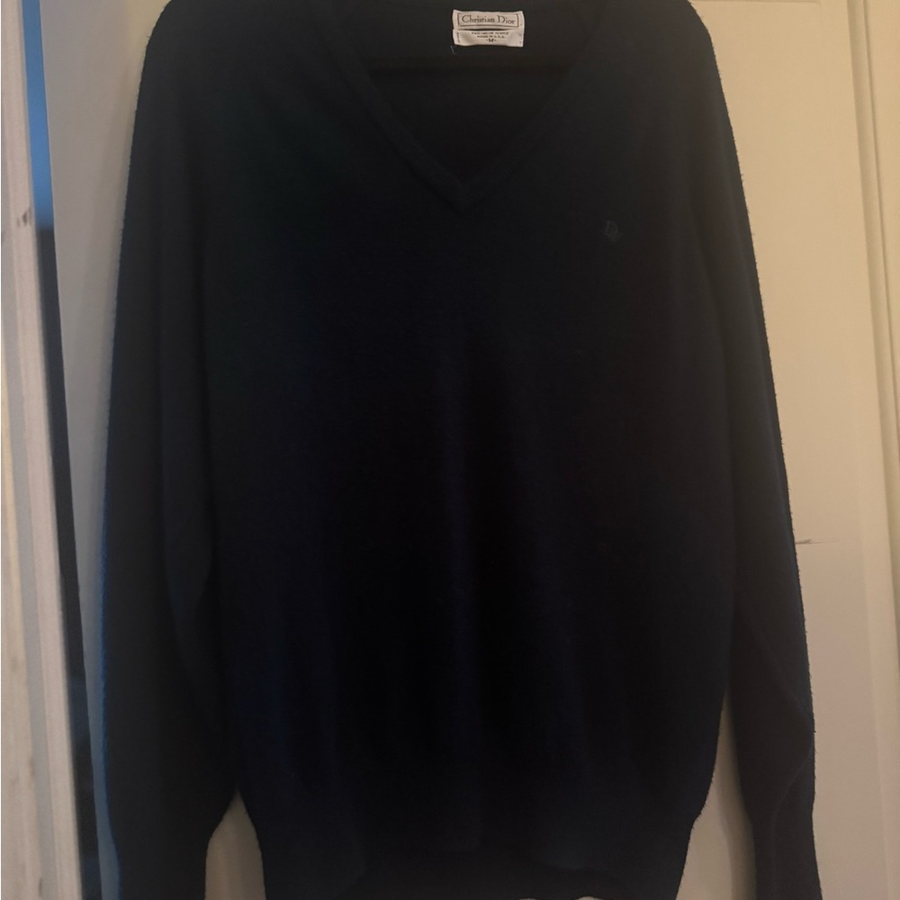 Dior Classic Navy Blue Knit VINTAGE